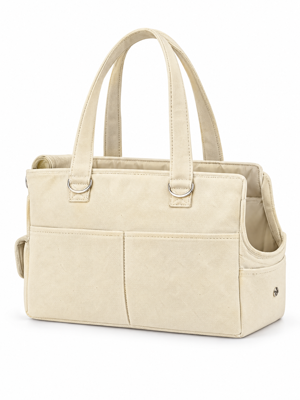 6-Pocket Oxford Cotton Pet Carrier Tote